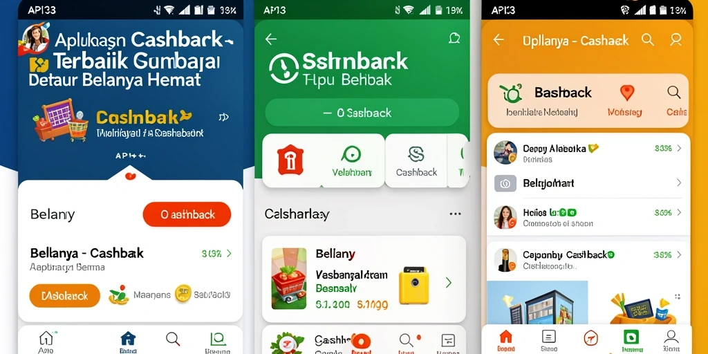Tampilan antarmuka API33 yang menarik dan mudah digunakan untuk cashback.