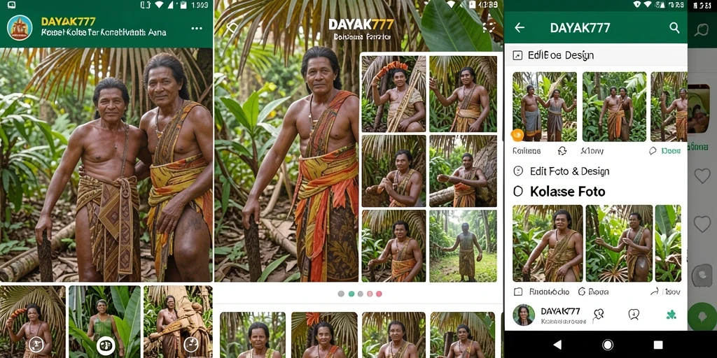 Antarmuka <strong>DAYAK777</strong> menampilkan berbagai pilihan kolase yang menarik.