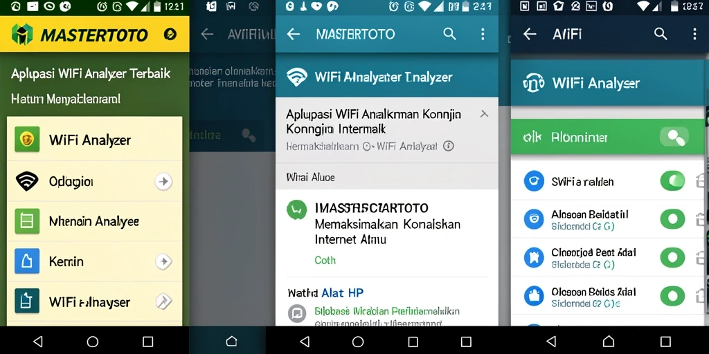 Antarmuka aplikasi MASTERTOTO yang sederhana dan informatif.