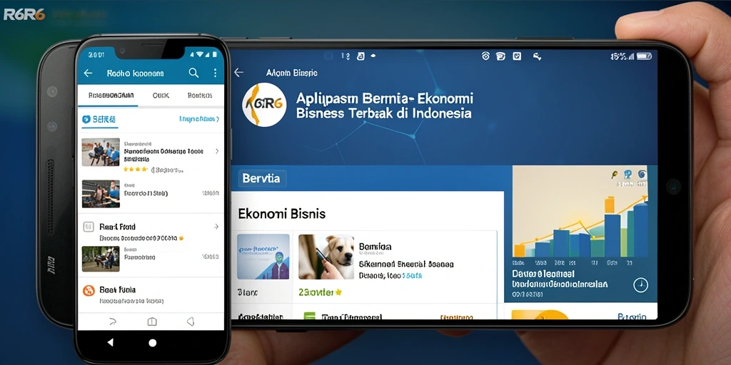 Tampilan antarmuka aplikasi R6R6 yang modern dan informatif.