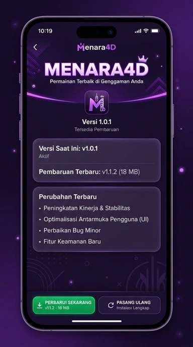 Riwayat Versi menara4d untuk Pengguna Android Indonesia